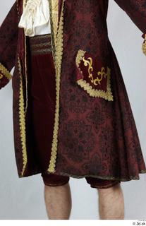 Photos Man in Historical Dress 40 18th century historical clothing red gold and jacket upper body 0002.jpg